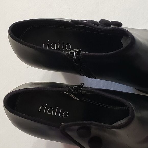 Rialto 3-Button Design Heeled Closed Shoes Sz 8M - Picture 4 of 15